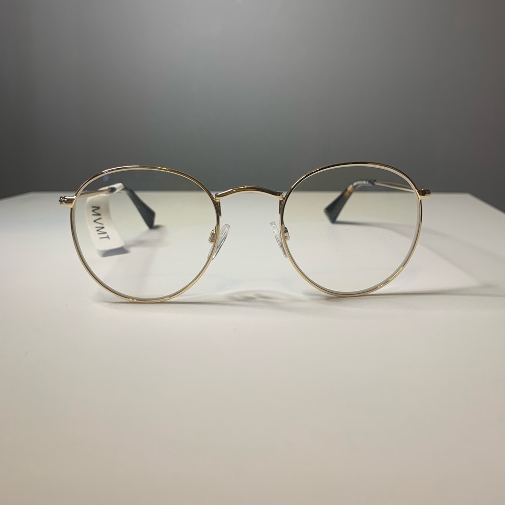 NEW! Glasses with gold frames (no prescription)